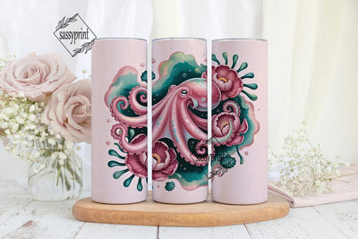 Magical Octopus 20oz Tumbler Wrap Sublimation sassyprint 