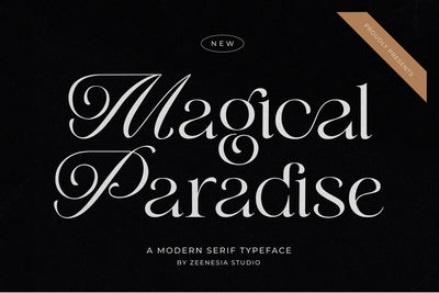 Magical Paradise Font Zeenesia Std 