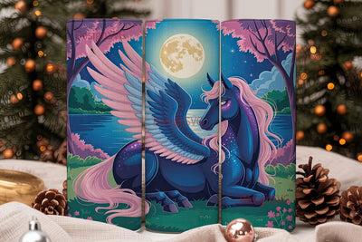 Magical Pegasus 20oz Tumbler Wrap Sublimation DesignSVG 