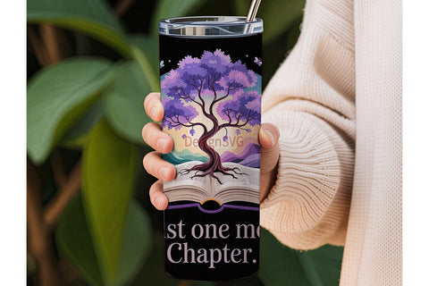 Magical Reading Tumbler Wrap Sublimation DesignSVG 