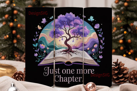 Magical Reading Tumbler Wrap Sublimation DesignSVG 
