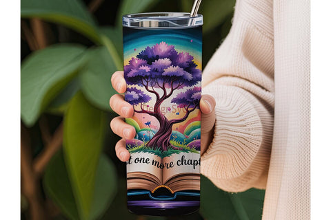 Magical Reading Tumbler Wrap Sublimation DesignSVG 