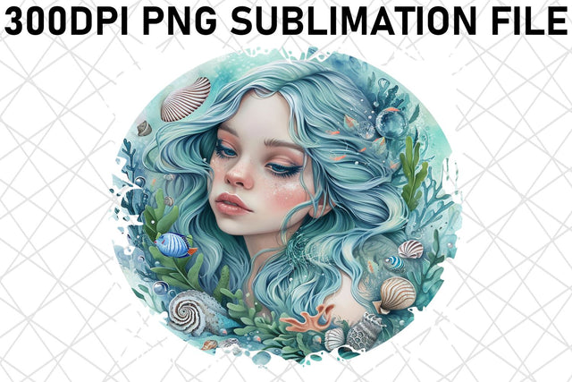 Magical Sea Maiden Sublimation Bundle Pack Sublimation afrosvg 