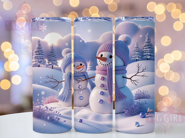 Magical Snowman Wonderland Tumbler, Winter Wonderland Wrap, Holiday Snowman Sublimation, 20oz Snowman Tumbler, Festive Wonderland Art, Seasonal Snowman Mug, Whimsical Holiday Cup Sublimation SvggirlplusArt 