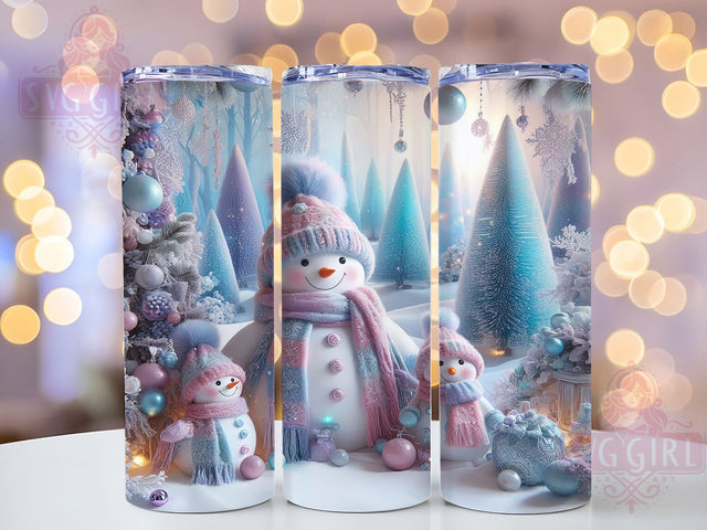 Magical Snowman Wonderland Tumbler, Winter Wonderland Wrap, Holiday Snowman Sublimation, 20oz Snowman Tumbler, Festive Wonderland Art, Seasonal Snowman Mug, Whimsical Holiday Cup Sublimation SvggirlplusArt 