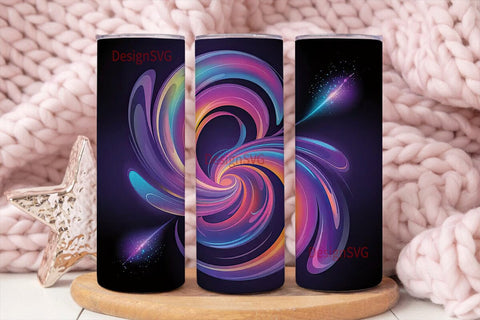 Magical Swirls 20oz Tumbler Wrap Sublimation DesignSVG 