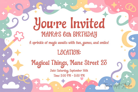 Magical Things Font – Playful Whimsical Kids Display Font Font TonisArtStudio 