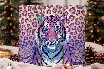 Magical Tiger 20oz Tumbler Wrap Sublimation DesignSVG 