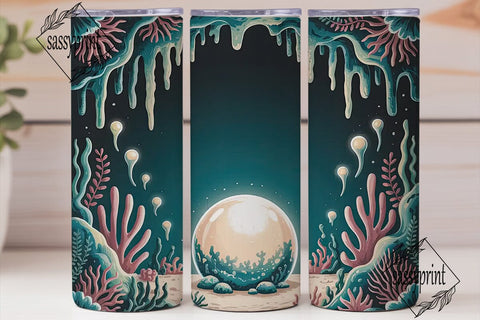 Magical Underwater Grotto 20oz Tumbler Sublimation sassyprint 