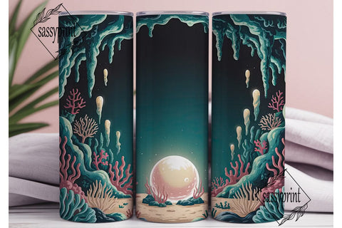 Magical Underwater Grotto 20oz Tumbler Sublimation sassyprint 
