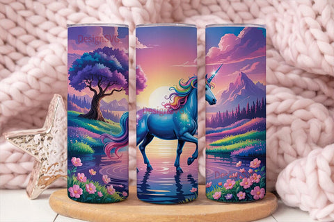 Magical Unicorn 20oz Tumbler Wrap Sublimation DesignSVG 