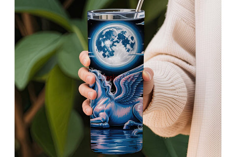 Magical Unicorn 20oz Tumbler Wrap Sublimation DesignSVG 