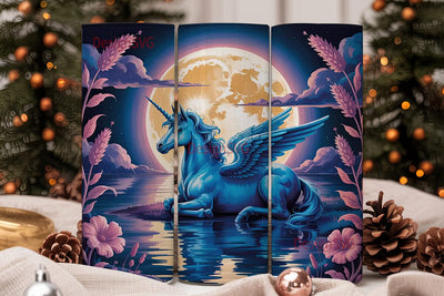 Magical Unicorn 20oz Tumbler Wrap Sublimation DesignSVG 