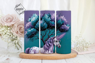 Magical Unicorn 20oz Tumbler Wrap Sublimation sassyprint 