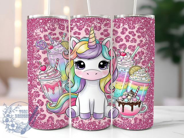 Magical Unicorn Coffee Lover Whimsical Tumbler, Cute Coffee Cup Wrap, 20oz Unicorn Tumbler Design, Magical Coffee Lover Tumbler, Whimsical Tumbler Wrap, Fantasy Coffee Sublimation Sublimation ToriDesigns 