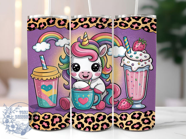 Magical Unicorn Coffee Lover Whimsical Tumbler, Cute Coffee Cup Wrap, 20oz Unicorn Tumbler Design, Magical Coffee Lover Tumbler, Whimsical Tumbler Wrap, Fantasy Coffee Sublimation Sublimation ToriDesigns 