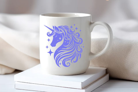 Magical Unicorn Silhouette SVG – Sparkling Fantasy Clipart SVG Tafti Art 