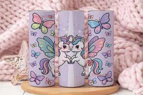 Magical Unicorn Tumbler Wrap PNG Sublimation DesignSVG 