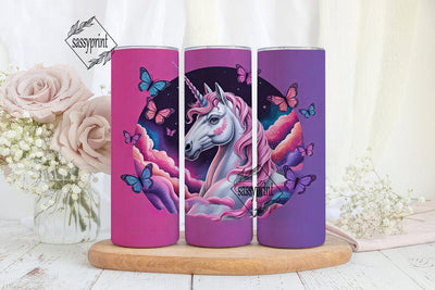 Magical Unicorn Tumbler Wrap PNG Sublimation sassyprint 