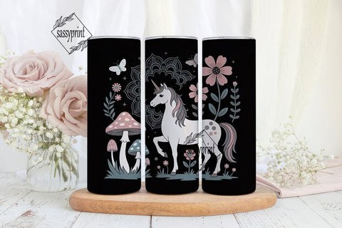 Magical Unicorn Tumbler Wrap PNG Sublimation sassyprint 