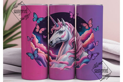 Magical Unicorn Tumbler Wrap PNG Sublimation sassyprint 