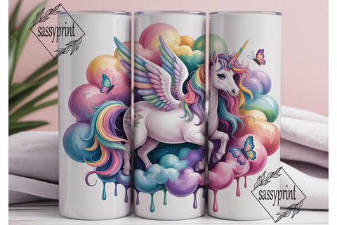 Magical Unicorn Tumbler Wrap Sublimation sassyprint 