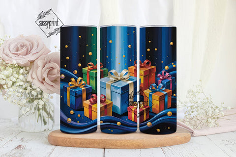 Magical Winter Gifts 20oz Tumbler Wrap Sublimation sassyprint 