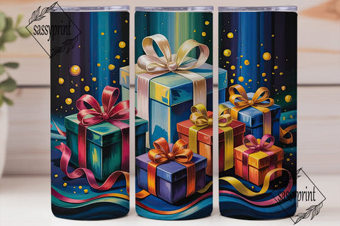 Magical Winter Gifts 20oz Tumbler Wrap Sublimation sassyprint 