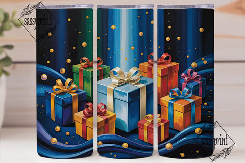 Magical Winter Gifts 20oz Tumbler Wrap Sublimation sassyprint 