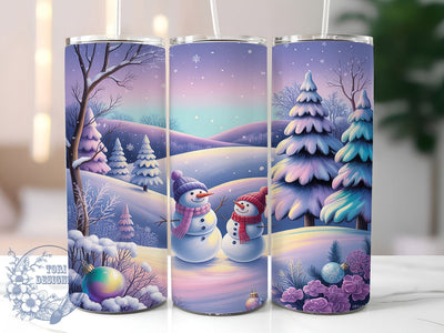Magical Winter Wonderland Tumbler, Magical Snowman Wrap, Festive Snow Sublimation, Holiday Magic Cup, 20Oz Skinny Tumbler Wrap, Whimsical Winter Mug, Enchanted Christmas Design Sublimation ToriDesigns 