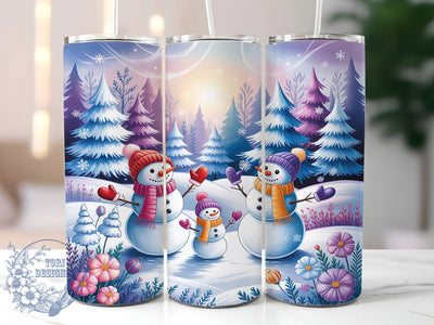 Magical Winter Wonderland Tumbler, Magical Snowman Wrap, Festive Snow Sublimation, Holiday Magic Cup, 20Oz Skinny Tumbler Wrap, Whimsical Winter Mug, Enchanted Christmas Design Sublimation ToriDesigns 