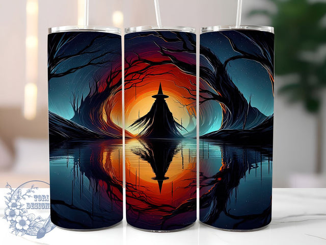 Magical Witch Halloween Tumbler Wrap, Halloween Tumbler Wrap, 20oz Sublimation, Witchy Drinkware, Spooky Cup Design, Halloween Witch Gift, Magic Tumbler Wrap Sublimation ToriDesigns 