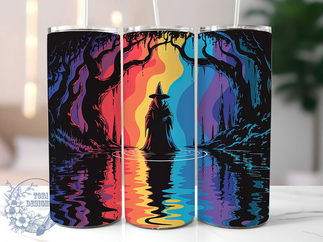 Magical Witch Halloween Tumbler Wrap, Halloween Tumbler Wrap, 20oz Sublimation, Witchy Drinkware, Spooky Cup Design, Halloween Witch Gift, Magic Tumbler Wrap Sublimation ToriDesigns 