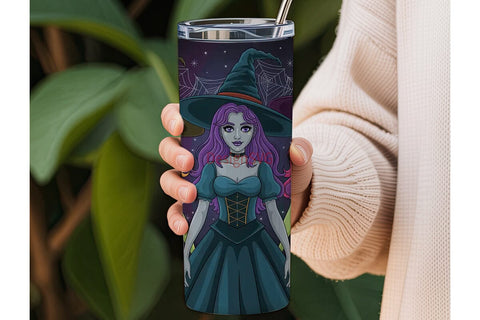 Magical Witch Trio 20oz Tumbler Wrap Sublimation DesignSVG 