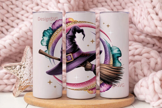 Magical Witchy Glitter 20oz Tumbler Sublimation DesignSVG 