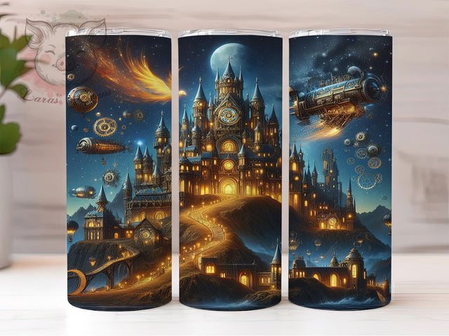Magical Wizard 20oz Tumbler Wrap, Fantasy World Design, 20oz Sublimation Wrap, Magical Tumbler, Wizard Drinkware, Sorcery Cup, Enchanted Tumbler Design Sublimation Lara' s Designs 