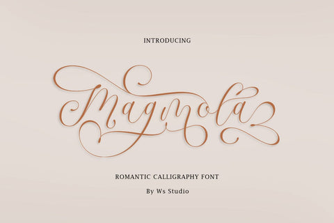 Magmola Font WsStudio 