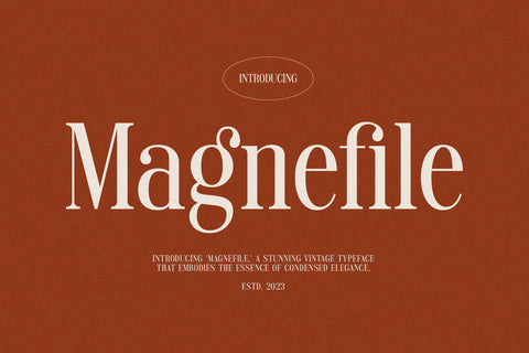 Magnefile - Classy & Stylish Serif Font studioalmeera 