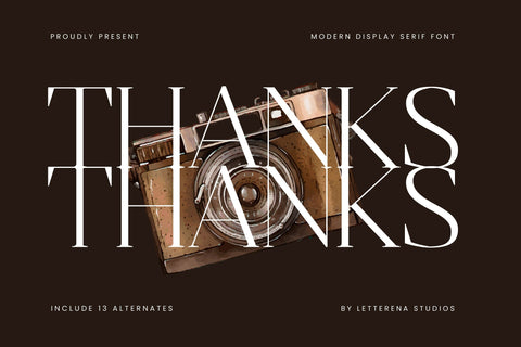 Magnetic Azuhster - Minimalist Serif Font Font Letterena Studios 