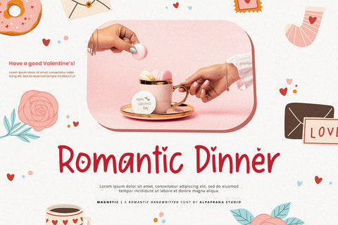 Magnetic - Handwritten Font Font Alpaprana Studio 