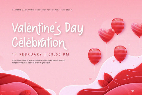 Magnetic - Handwritten Font Font Alpaprana Studio 