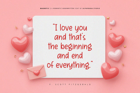 Magnetic - Handwritten Font Font Alpaprana Studio 