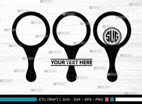 Magnifying Glass Monogram, Magnifying Glass Silhouette, Magnifying Glass SVG, Detective Svg, Spyglass Svg, Search Tool Svg, Investigation Svg, SB00521 SVG ETC Craft 