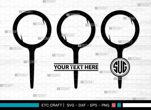 Magnifying Glass Monogram, Magnifying Glass Silhouette, Magnifying Glass SVG, Detective Svg, Spyglass Svg, Search Tool Svg, Investigation Svg, SB00521 SVG ETC Craft 