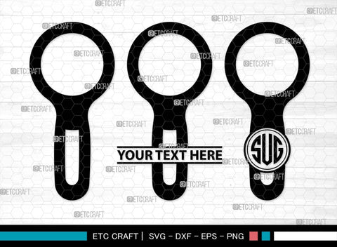 Magnifying Glass Monogram, Magnifying Glass Silhouette, Magnifying Glass SVG, Detective Svg, Spyglass Svg, Search Tool Svg, Investigation Svg, SB00521 SVG ETC Craft 