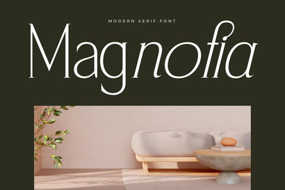 Magnofia - Modern Serif Font Font Letterena Studios 