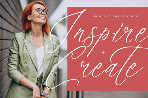 Magnolia Florale - Modern Calligraphy Font Letterena Studios 