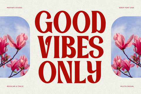 Magnolie - Vintage Serif Font Font Masyafi Studio 