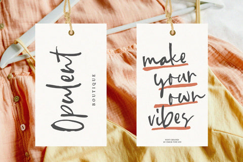 Magnoline Boutique - Rough Handwritten Font Font Timur type 