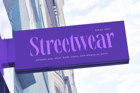 Magrefin - Modern Display Font Font Letterena Studios 